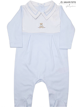 Macacão de Algodão Pima Urso