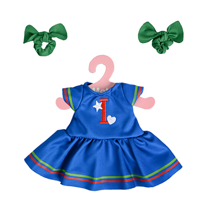 Roupa De Boneca Metoo Com Cabide Cheerleader I