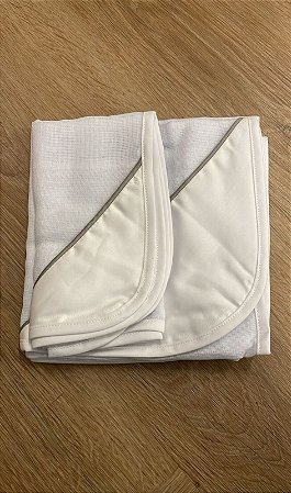 Kit 1 Fralda de Ombro + 2 Fraldas de Boca Cordone Stone