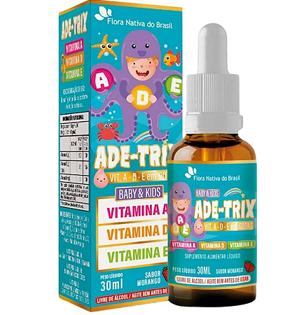 ADE-TRIX ( Vitaminas A, D e E) 30ml - Flora Nativa