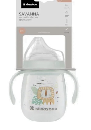 COPO COM BICO DE SILICONE SPOUT 240ML SAVANNA MINT KB