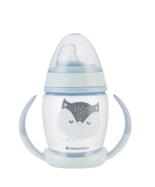 COPO COM BICO DE SILICONE 200 ML HAPPY FACE BLUE KB