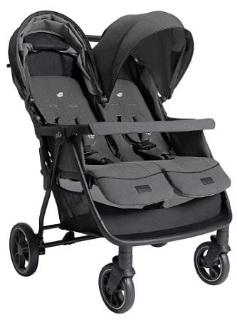 Carrinho de Bebê Para Gêmeos Estrella Cumbo Ebony - Joie