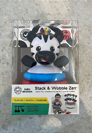 Brinquedo de Encaixe e Mordedor Zebrinha - Baby Einstein