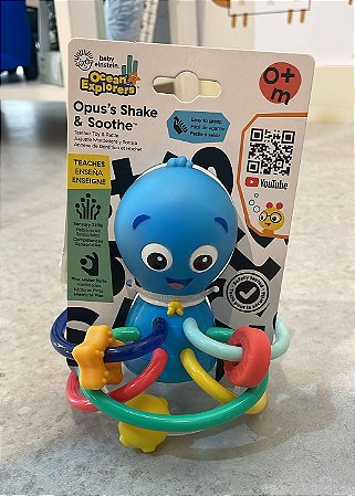 Mordedor com Chocalho Opus 6 Anéis - Baby Einstein