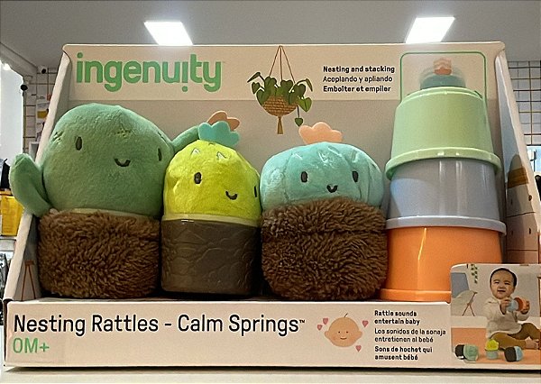 Brinquedo Vazinhos de Encaixe - Ingenuity