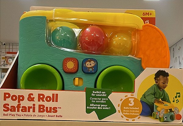 Brinquedo Ônibus Pop e Roll Safari - Bright Starts