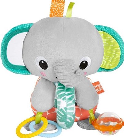Pelúcia Elefante Interativa Explore & Cuddle Bright Starts