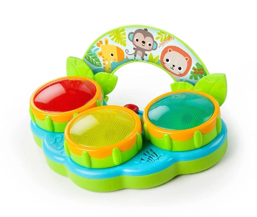 Brinquedo de bateria musical Bright Starts Safari Beats