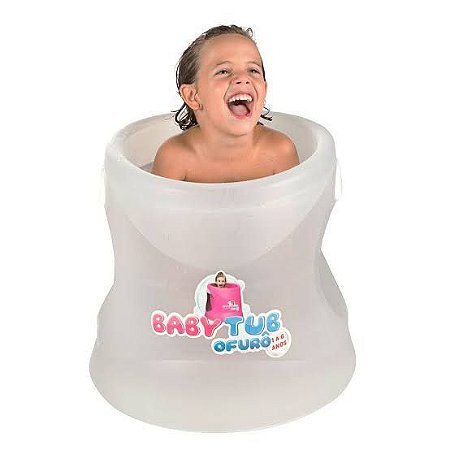 Ofuro Infantil 1 a 6 Anos Transparente - Baby Tub