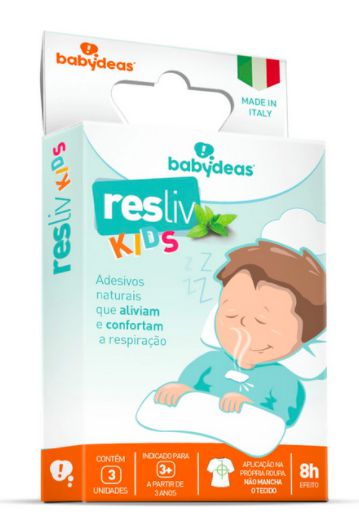 Resliv Kids Adesivos Naturais Que Aliviam A Respiração - Babydeas