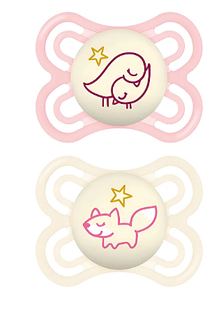 Chupeta MAM Perfect Night Dupla (0-6 meses) Menina