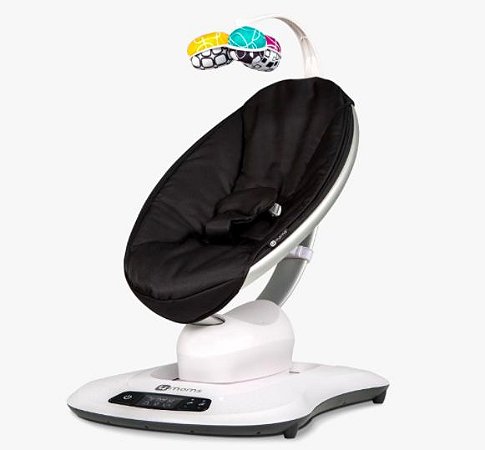 Cadeira de Descanso Elétrica Mamaroo 4.0 Preta- 4 Moms