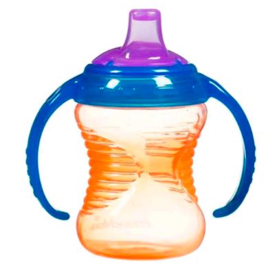 Copo com Canudo Mighty Grip 296Ml Azul - Munchkin - TotalBaby Store