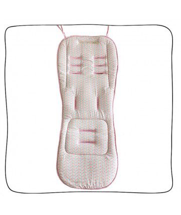 Protetor de Carrinho II Viés + Almofada - Hearts