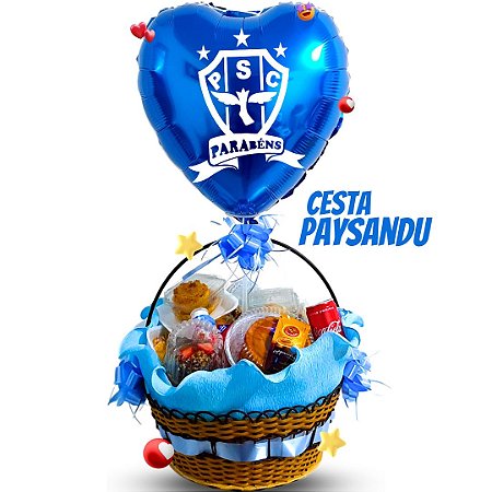 Cesta Paysandu + Caneca + Balão + Entrega