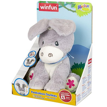 Pelucia Burrico Esconde Esconde Winfun