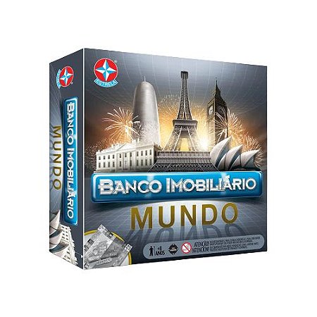 Jogo  Banco Imobiliário  Mundo 0053 Estrela