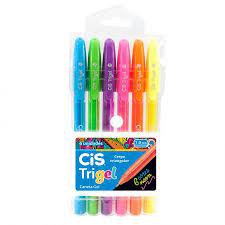 Caneta Cis Trigel Neon C/6 1.00mm