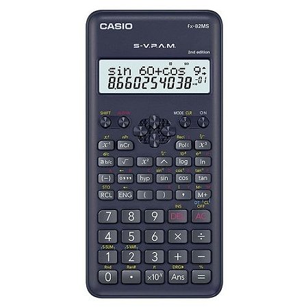 Calculadora cientifica FX82MS-2-S4DH preta Casio