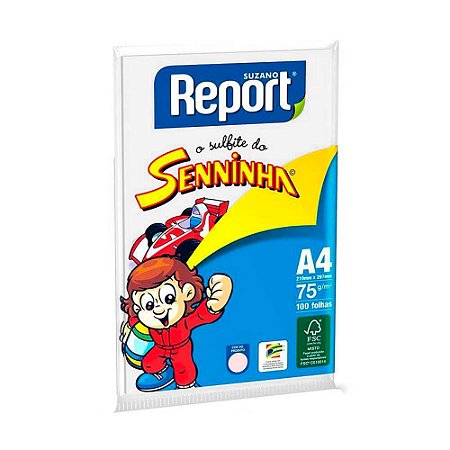 Papel A4 BC 75G C/100 Senninha