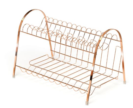 Escorredor de louça max duplo rose gold Arthi