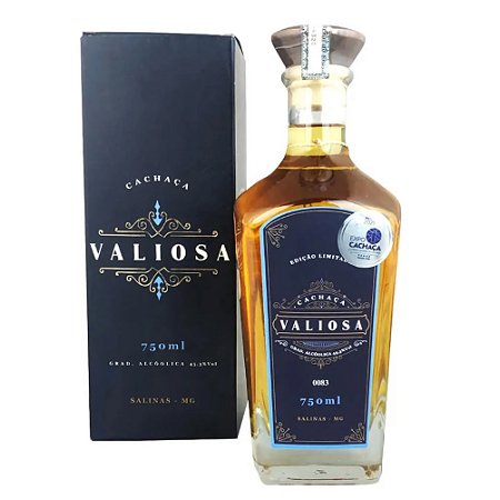 Cachaça Valiosa Edição Especial Limitada 750ml