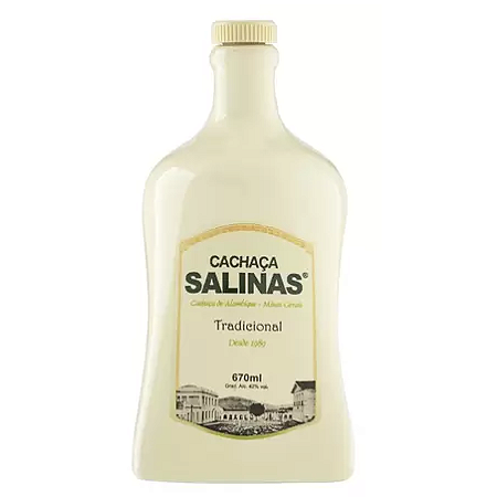 Cachaça Salinas Tradicional Louça 670 ml