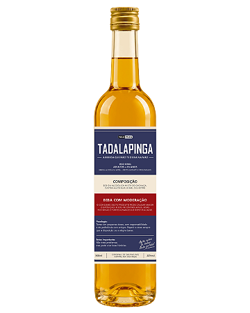 BEBIDA MISTA TADALAPINGA CACHAÇA COM BARU E MEL 500ML