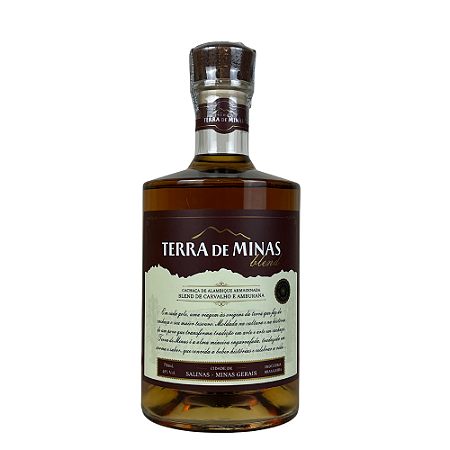 CACHAÇA TERRA DE MINAS BLEND CARVALHO AMBURANA 750ML