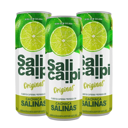 SALICAIP LIMÃO ORIGINAL 355ML C/ 3 LATAS