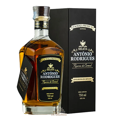 CACHAÇA ANTONIO RODRIGUES RESERVA DO CORONEL 750ML