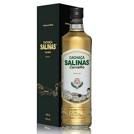 Cachaça Salinas Carvalho 700ml