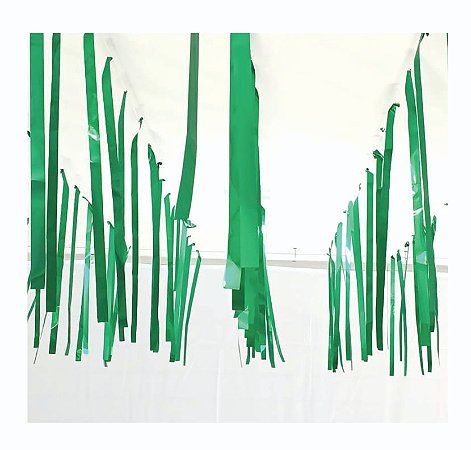 Varal de Fitas Metalizadas Verde Escuro 200 Metros.