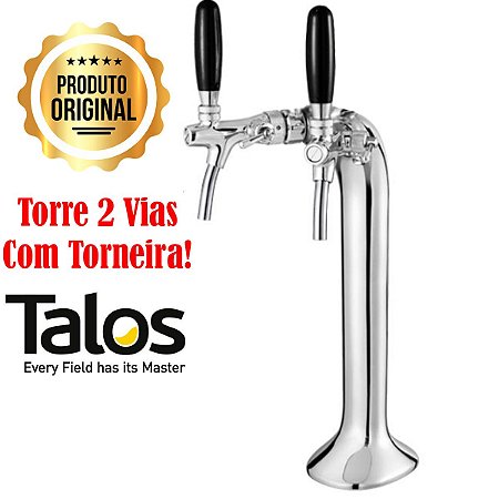 Torre de Cerveja Naja Completa Duas + Torneiras - Talos