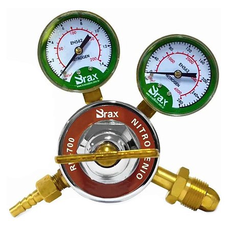 Regulador de Pressão para Cilindro de Nitrogênio  - Brax