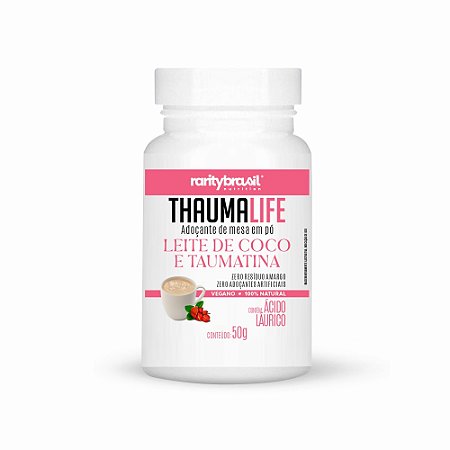 Adoçante de mesa Thaumalife -  Leite de Coco em Pó e Taumatina - 50g