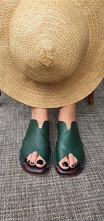 Sandália Carajá Verde Militar - Natureza
