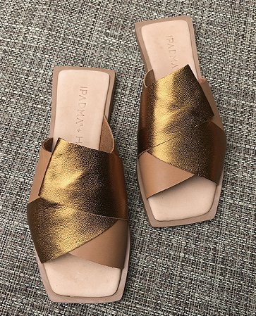 Flat Origami Gold - Couro