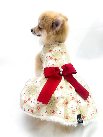 VESTIDO PARA CACHORRO GLAMOUR NUVEM