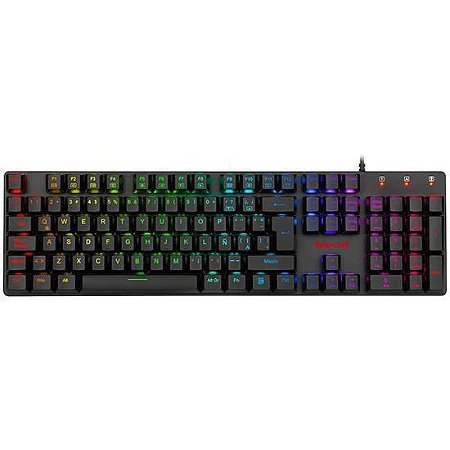 Teclado Redragon Shrapnel K589RGB USB - Teclas Mecânicas - Iluminação Backlight RGB