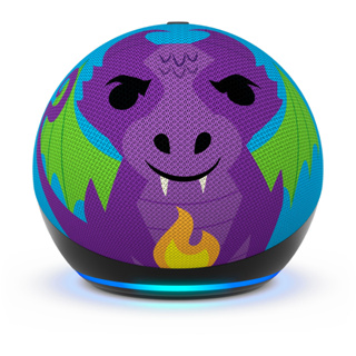 Caixa de Som Speaker Amazon Echo Dot Kids Edition - Com Alexa - 5ª Geração - Wi-Fi/Bluetooth - Kids Fire Dragon