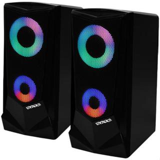 Speaker Satellite AS-689U Gaming 2 de 3 Watts RMS com USB e Mini Jack 3.5 MM