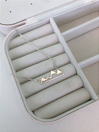 Colar de Prata Montanha 45cm