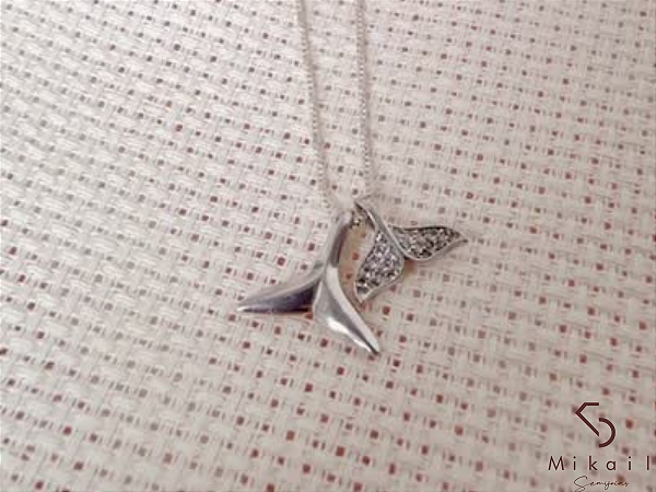 Colar de Prata Cauda de Sereia