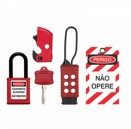 Kit de Bloqueio de Disjuntor Motor, DIN, NEMA e Caixa Moldada