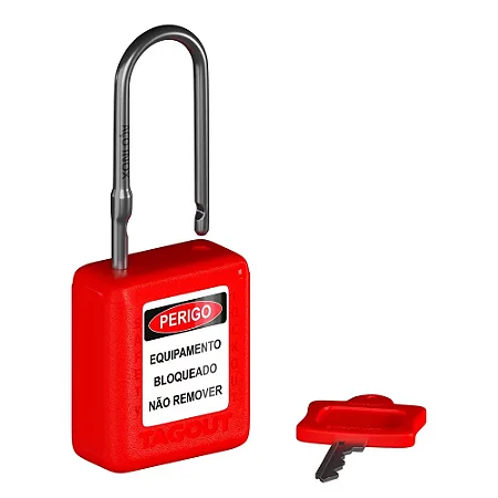 Cadeado de Bloqueio Haste Inox 4,5 mm de diâmetro e 38 mm de altura