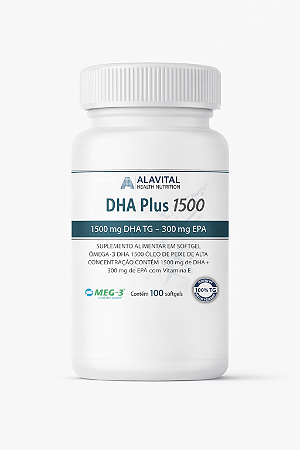 DHA PLUS 1.500mg TG 100 CAPS - ALAVITAL