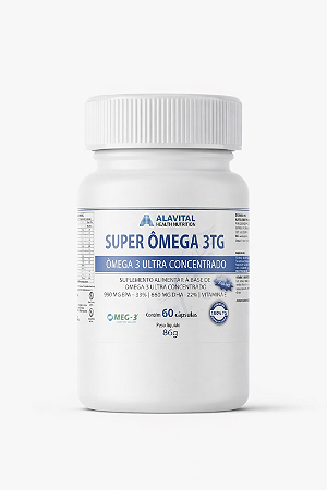 SUPER OMEGA 3 TG - MEG-3® 60 CAPS ALAVITAL