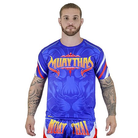 Camiseta Muay Thai Masculina Lion Fighter